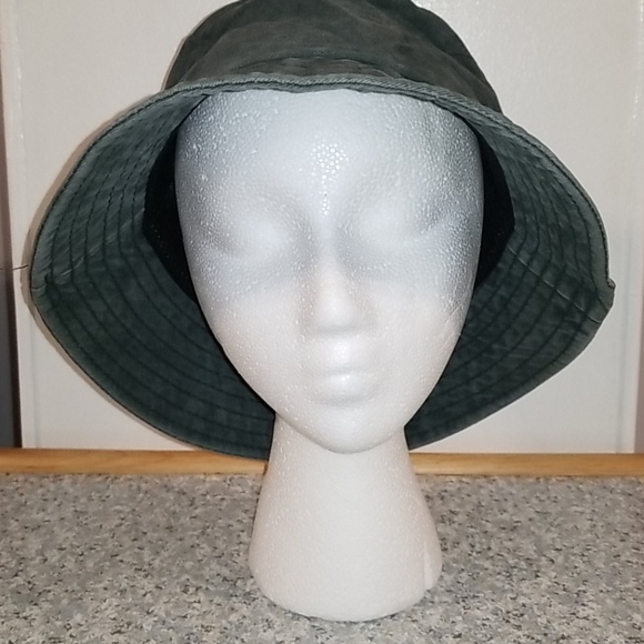 Geyoga Greenish Denim Bucket Hat - Picture 1 of 5